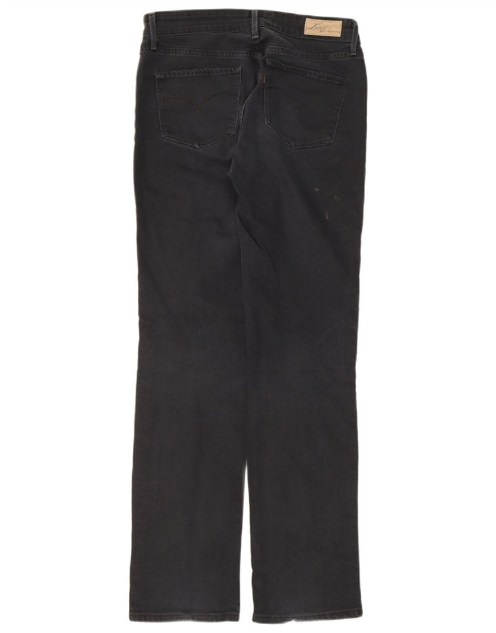 Γυναικείο τζιν ίσιο Levi's W27 L32 μαύρο βαμβακερό
