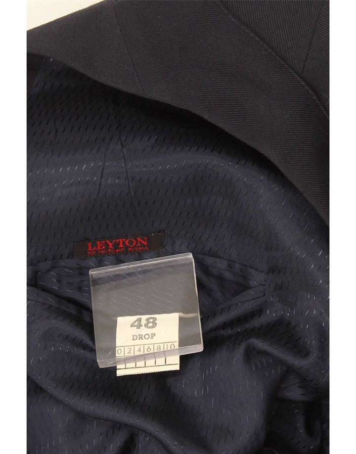 Vintage Ανδρικό Διπλό Μπουφάν Blazer IT 48 Medium Navy Blue