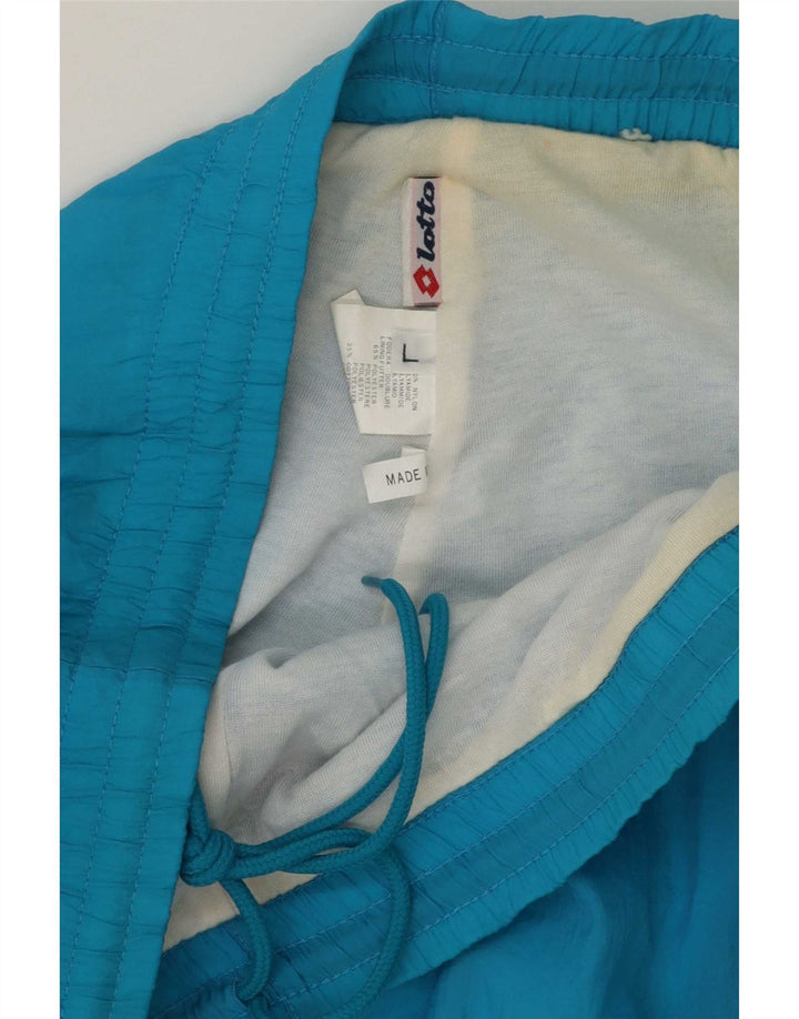 Lotto Mens Tracksuit Trousers Joggers Large Blue Polyester