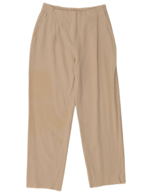 Massimo Dutti γυναικείο παντελόνι Chino EU 36 XS W26 L25 Beige Viscose