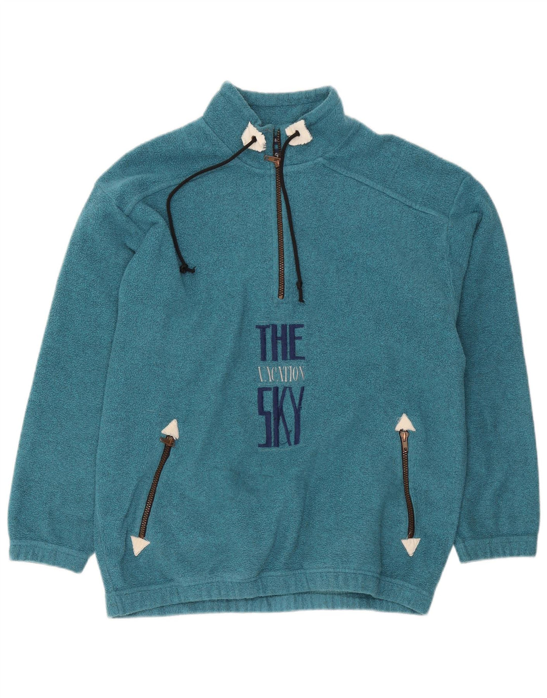 Campagnolo Ανδρικό γραφικό φερμουάρ Fleece Jumper IT 48 Medium Blue