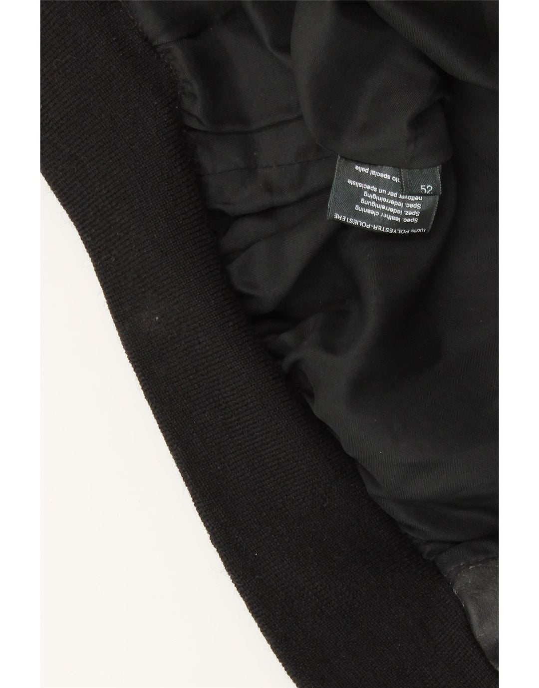 Ανδρικό δερμάτινο μπουφάν VINTAGE Military IT 52 XL Μαύρο Δερμάτινο