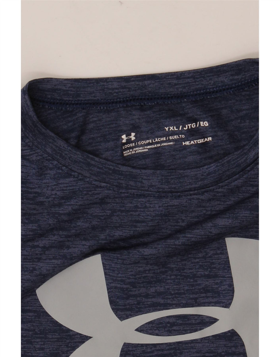 Γραφικό μπλουζάκι UNDER Armour Boys Heat Gear Graphic T-shirt 13-14 ετών XL Navy Blue