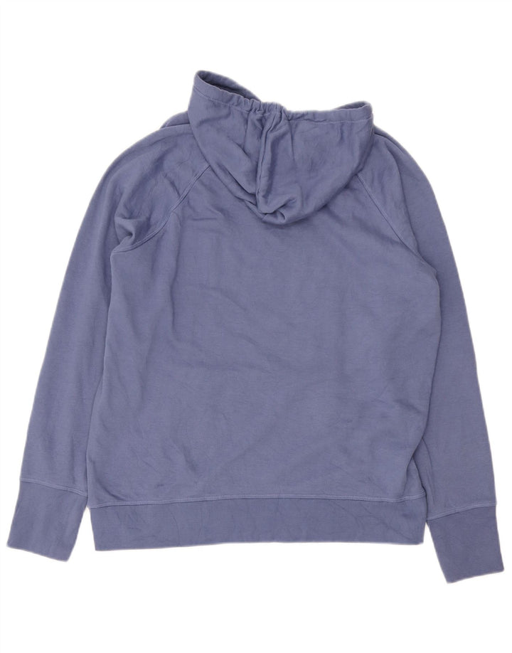 Champion Mens Hoodie Jumper Μεγάλο Μπλε Βαμβακερό
