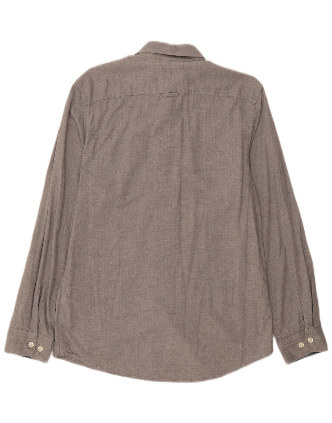 JACK WILLS Mens Shirt Medium Grey Chevron Cotton