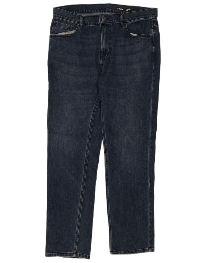 Ανδρικό Dkny Slim Jeans W34 L30 Blue Cotton