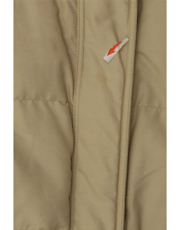 Woolrich γυναικείο υπερμεγέθη παλτό UK 10 Small Beige Nylon