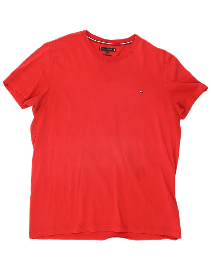 Tommy Hilfiger Γυναικείο T-Shirt Top 2XL κόκκινο βαμβακερό