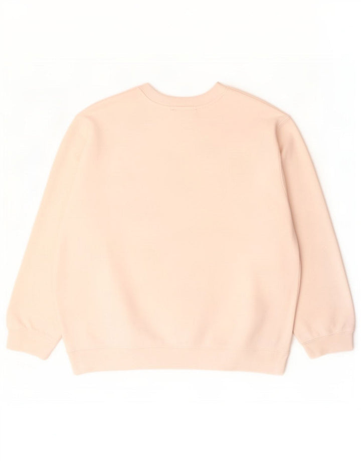 Ανδρικό φούτερ Zara Jumper μεγάλο σε λευκό βαμβακερό