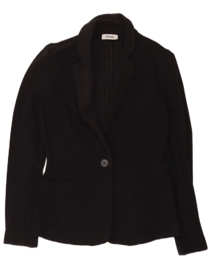 Max & Co. Γυναικείο Μπουφάν Blazer 12 Κουμπιού UK 12 Medium Black