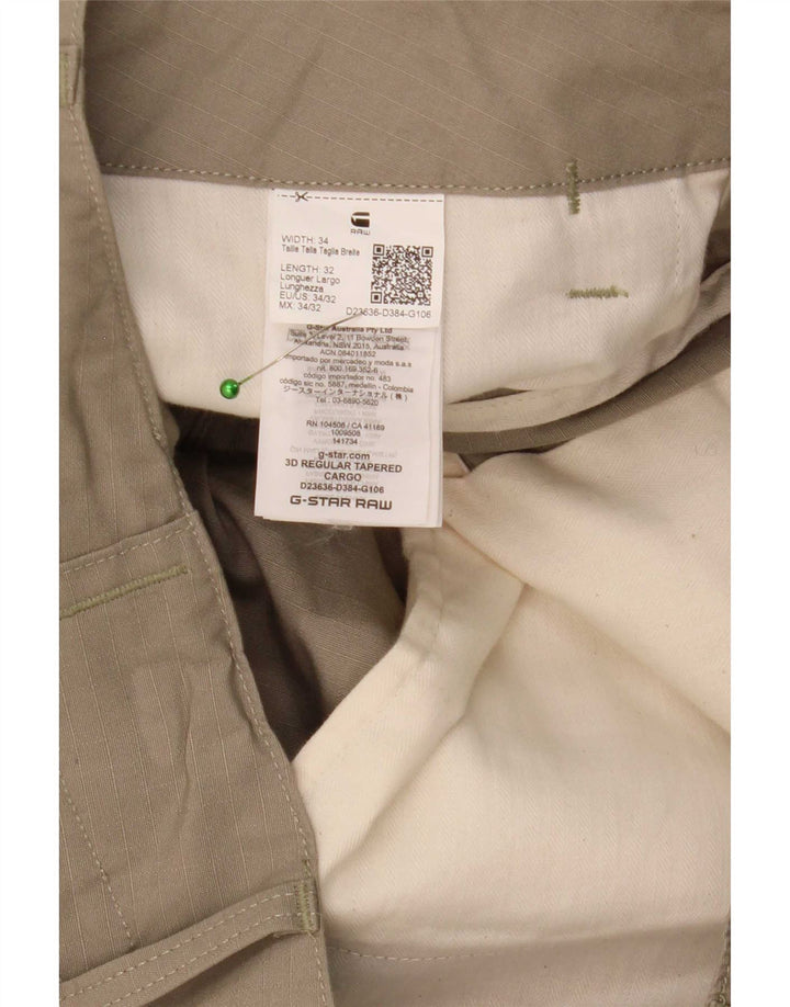 Ανδρικό παντελόνι G-Star Regular Tapered Cargo W34 L32 Beige