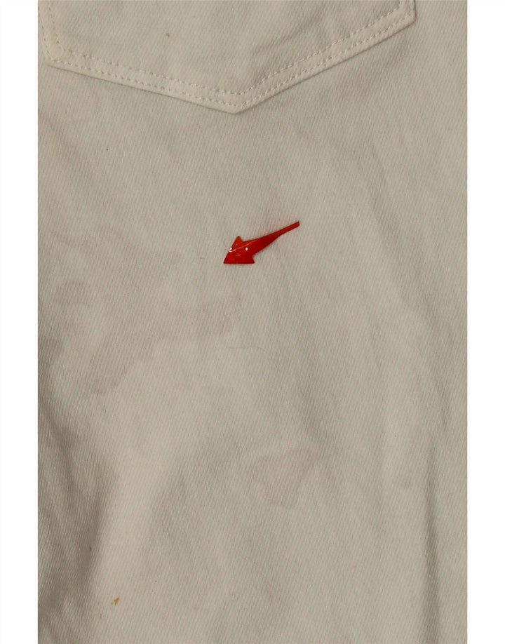 LEVI'S Mens Denim Bermuda Shorts W32 Medium White Cotton