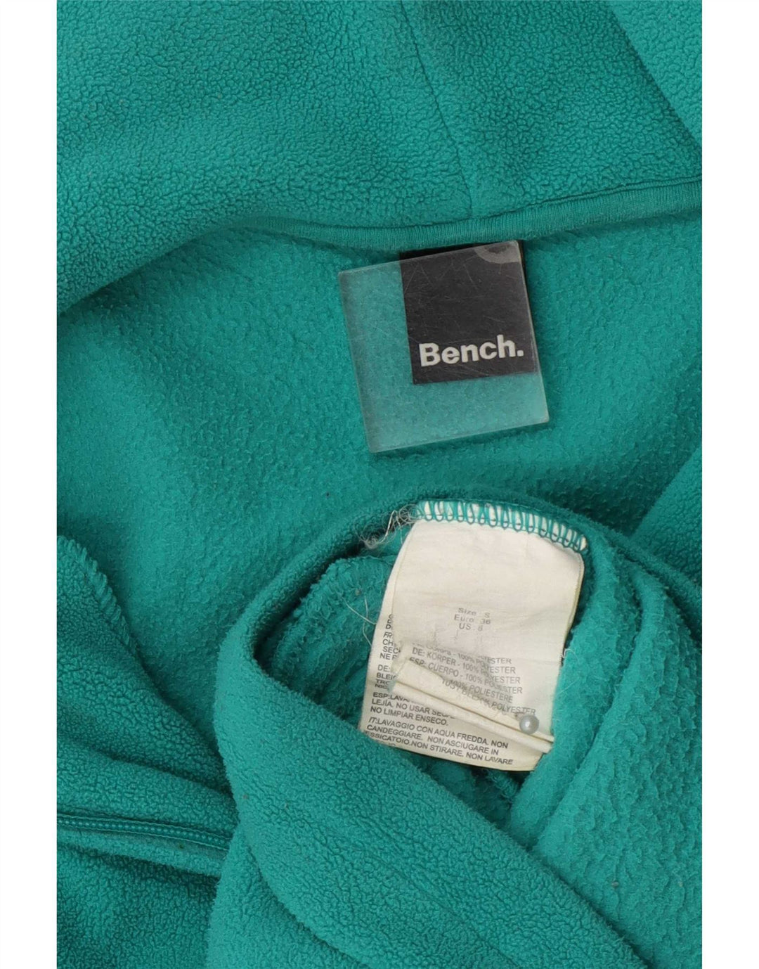 Γυναικείο Γυναικείο Γραφικό Μπουφάν UK 10 Small Green Polyester