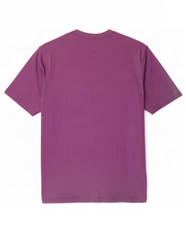 Adidas Mens Graphic T-Shirt Top Medium Purple Cotton