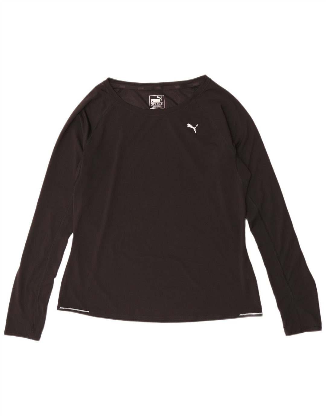 Puma Γυναικείο Μακρυμάνικο UK 16 Large Μαύρο Πολυεστέρας