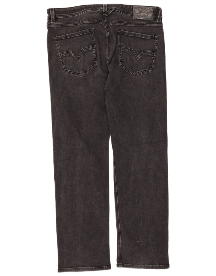 Diesel Γυναικείο Larkee Regular Straight Jeans W36 L30 Μαύρο βαμβακερό