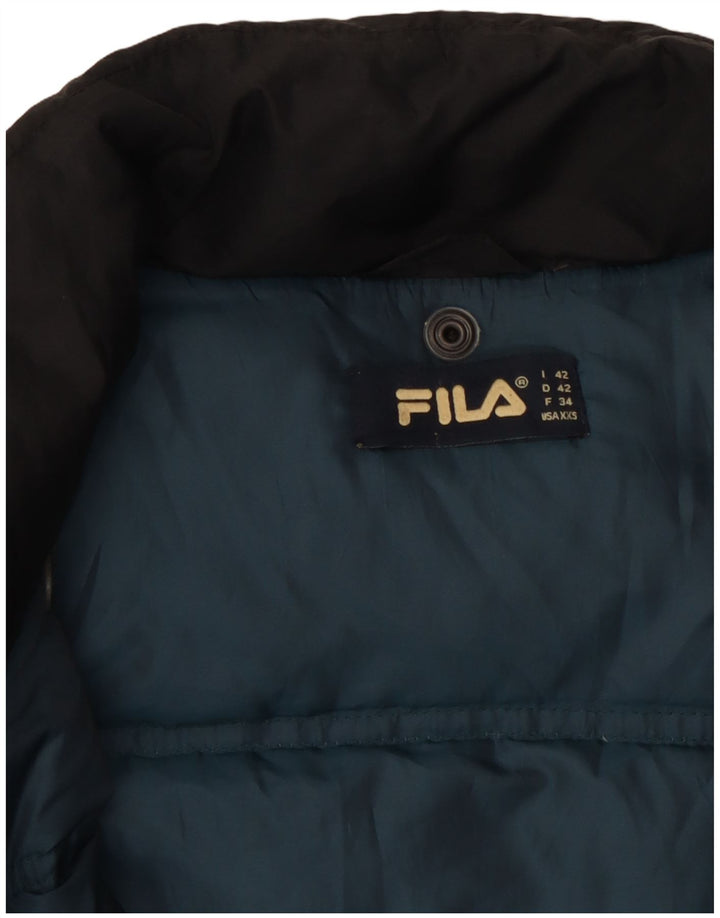 Γυναικείο μπουφάν FILA με επένδυση IT 42 Medium Black Nylon