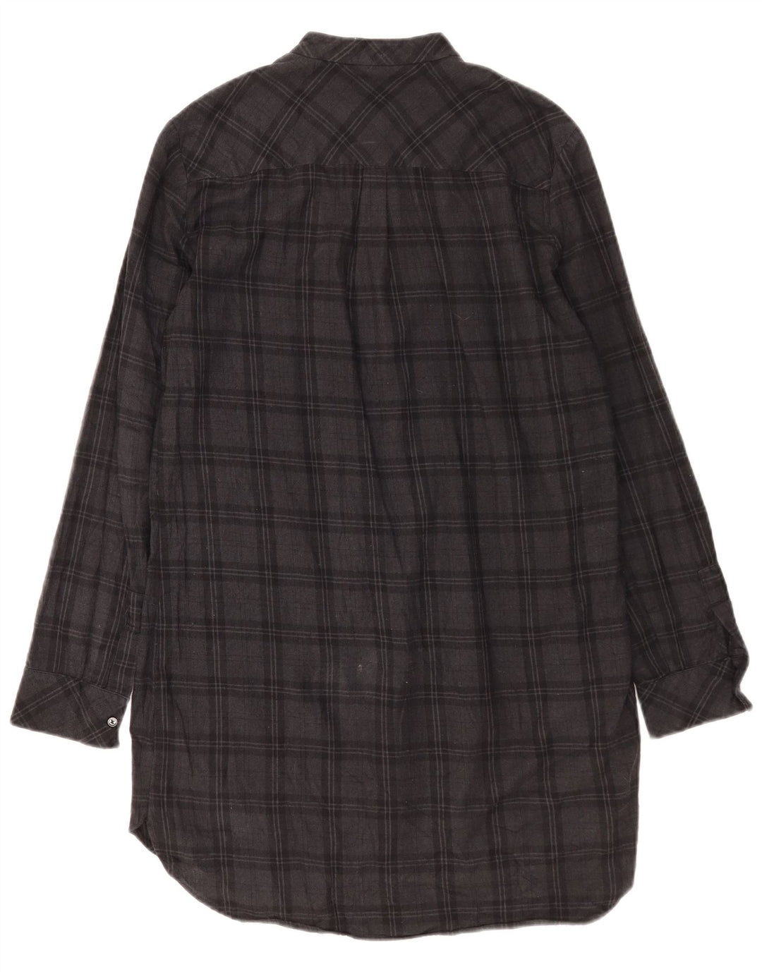 Γυναικείο μακρυμάνικο φόρεμα Zara Shift UK 14 Μεσαίο γκρι τσεκ