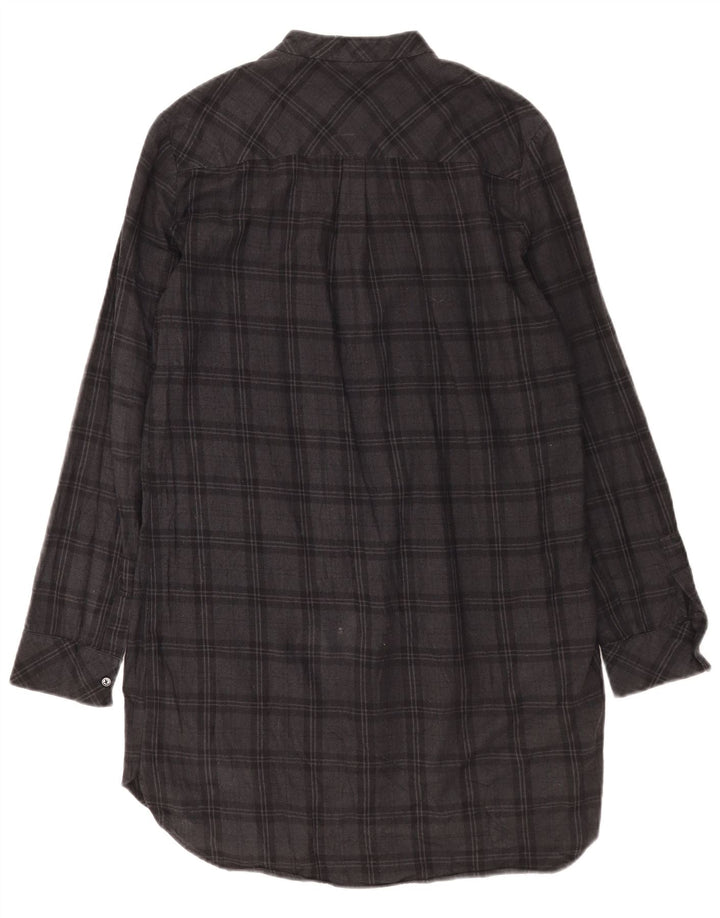 Γυναικείο μακρυμάνικο φόρεμα Zara Shift UK 14 Μεσαίο γκρι τσεκ