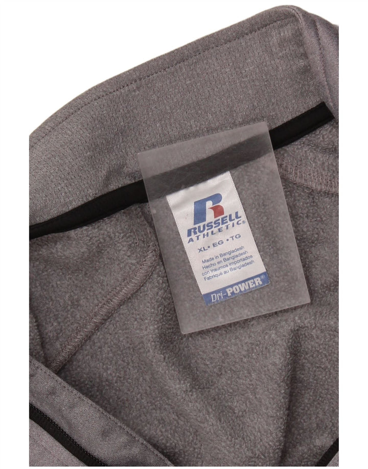Russell αθλητικό ανδρικό φούτερ με φερμουάρ Jumper XL Grey