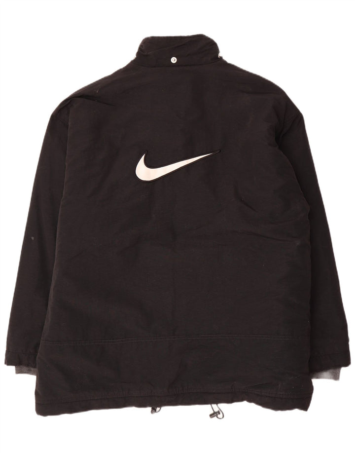 Ανδρικό μπουφάν Nike Windbreaker UK 42/44 μεγάλο μαύρο νάιλον