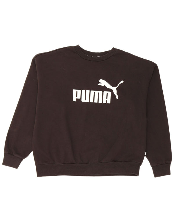 Γυναικείο Φούτερ Puma Graphic Jumper UK 18 XL Μαύρο βαμβακερό