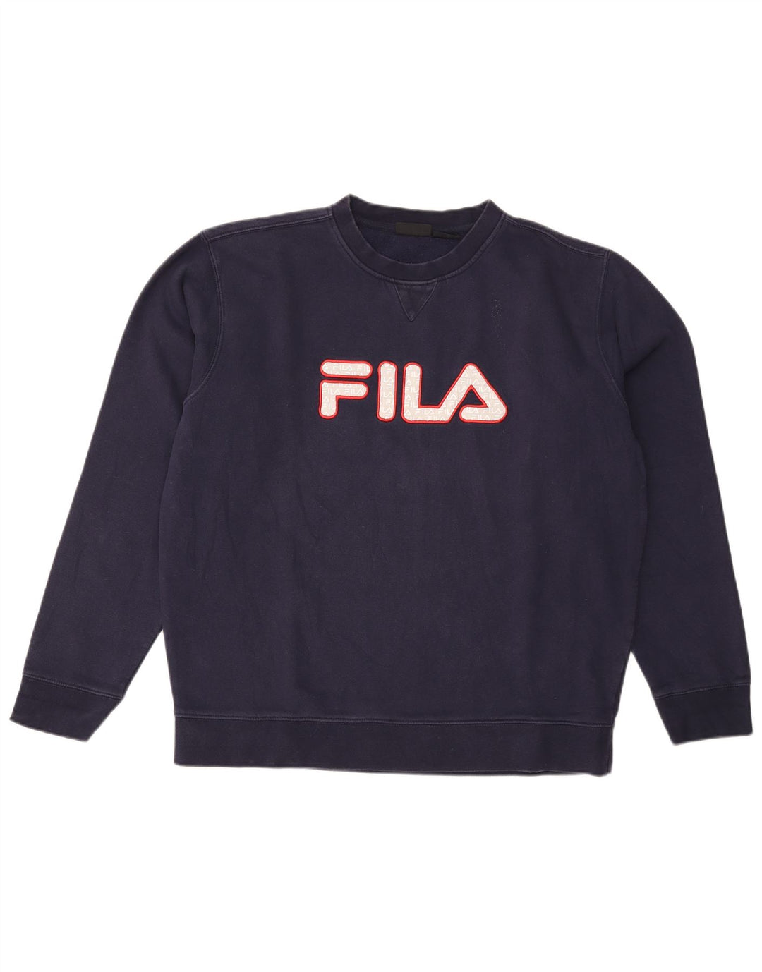 Ανδρικό γραφικό φούτερ Fila Jumper XL Navy Blue Cotton