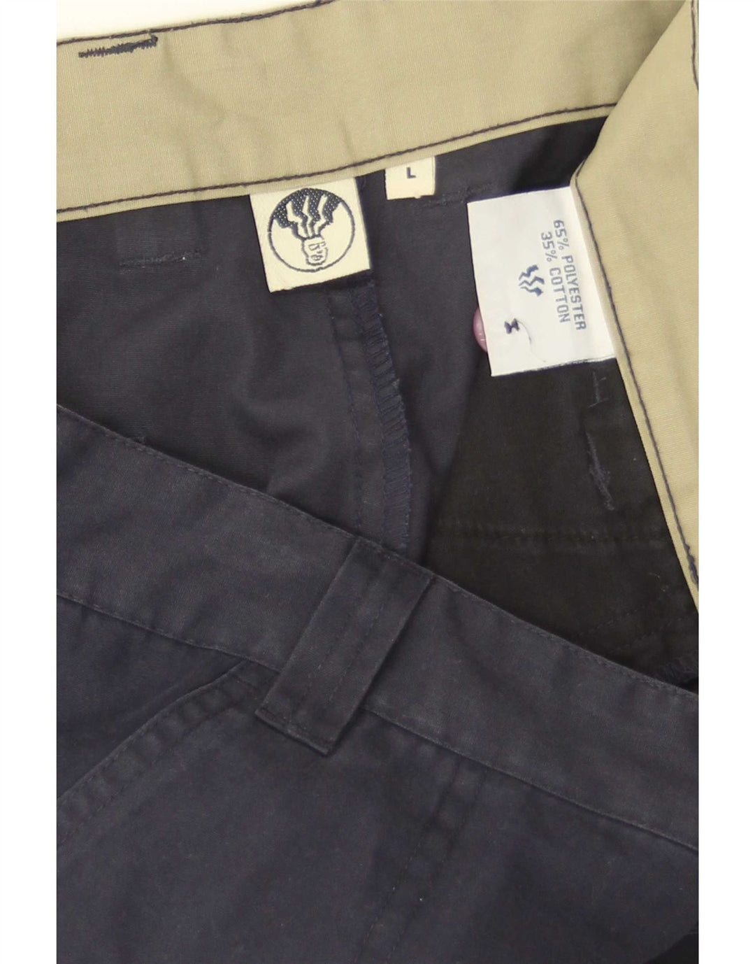 Ανδρικό casual σορτς Fat Face Large W34 Navy Blue Colourblock Πολυεστέρας