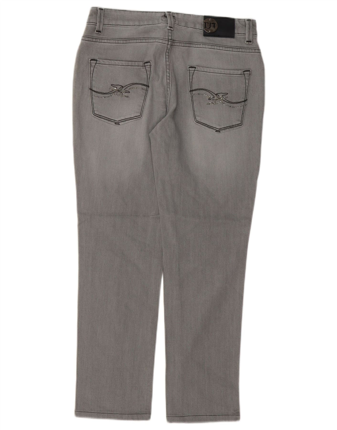 Trussardi Γυναικείο Slim Jeans W27 L27 Γκρι βαμβακερό