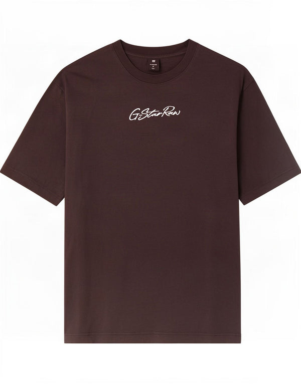 G-Star Ανδρικό γραφικό T-Shirt Top Medium Black Cotton