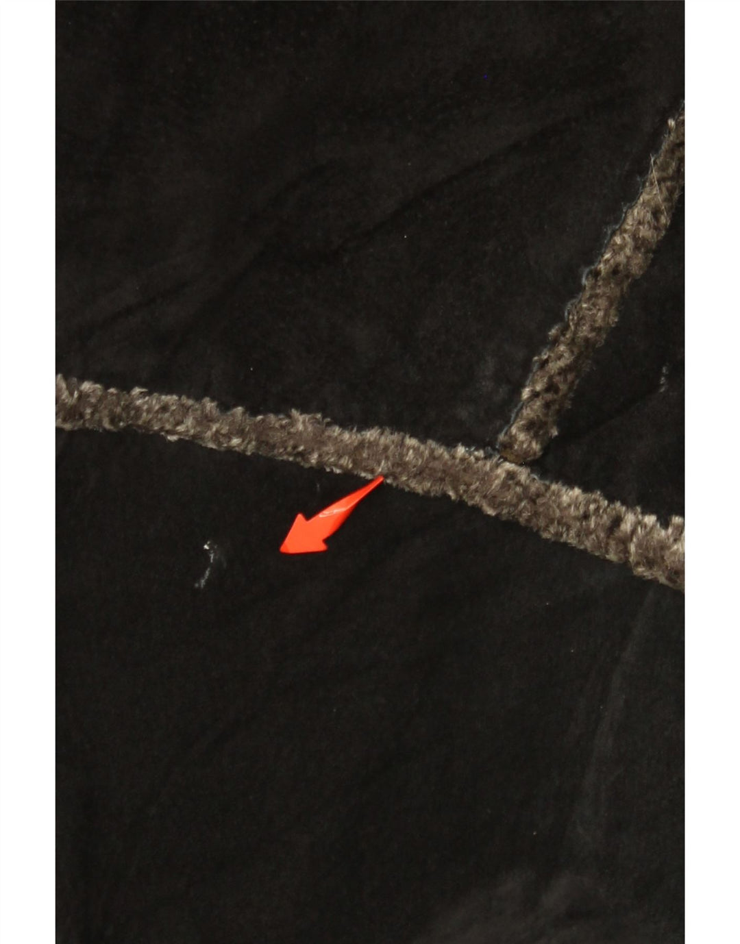 GIORGIO MOBIANI Ανδρικό σουέτ μπουφάν με κουκούλα UK 44 2XL μαύρο δέρμα