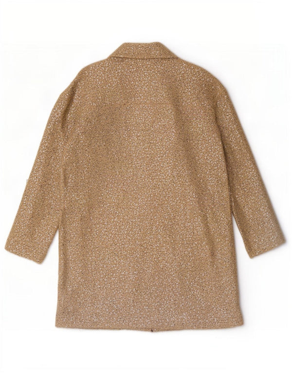 Marks & Spencer Γυναικεία παγιέτα Διπλό Παλτό UK 8 Small Beige
