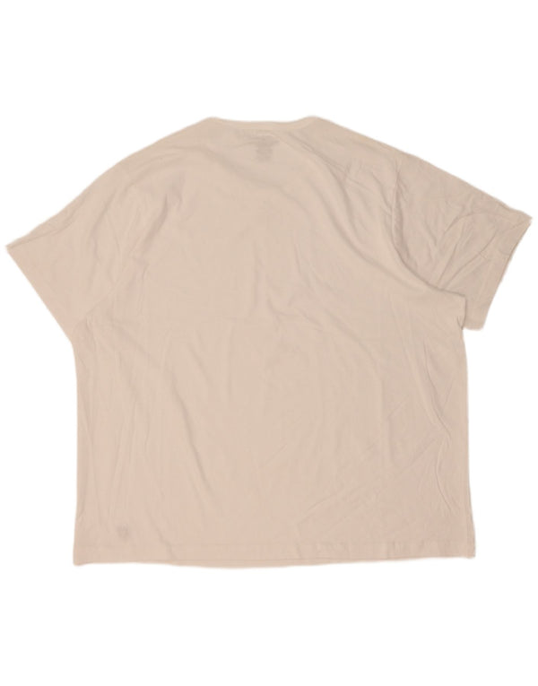 Ανδρικό T-Shirt Lyle & Scott Top 4XL Λευκό βαμβακερό