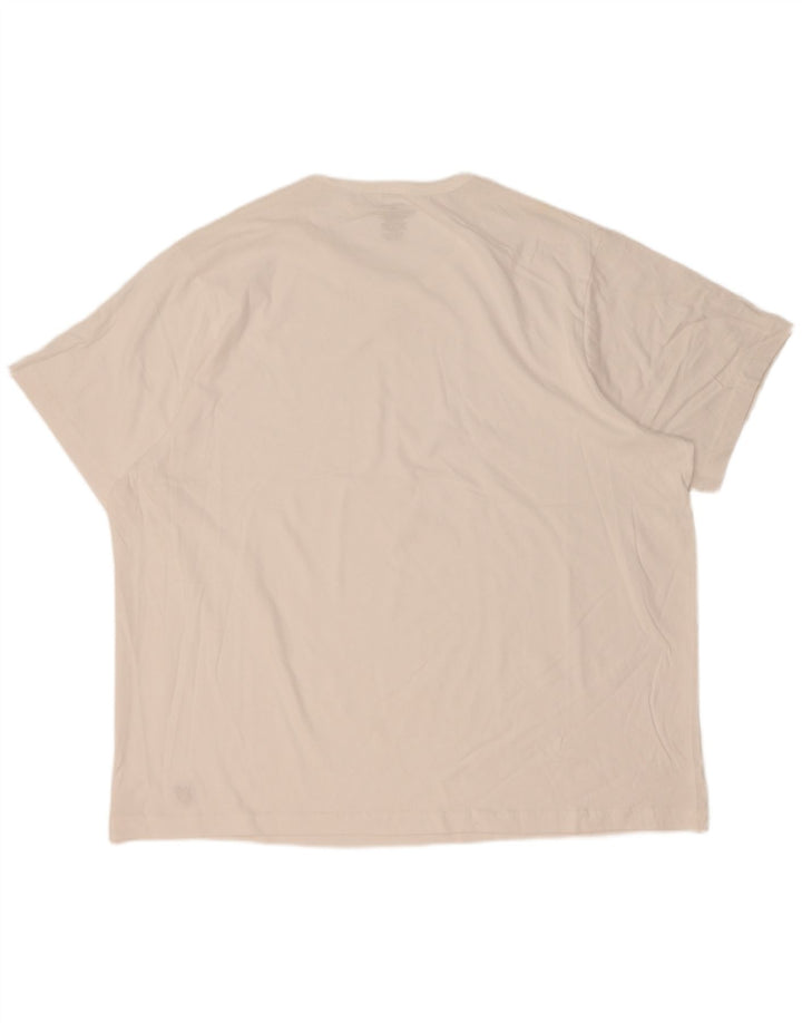 Ανδρικό T-Shirt Lyle & Scott Top 4XL Λευκό βαμβακερό