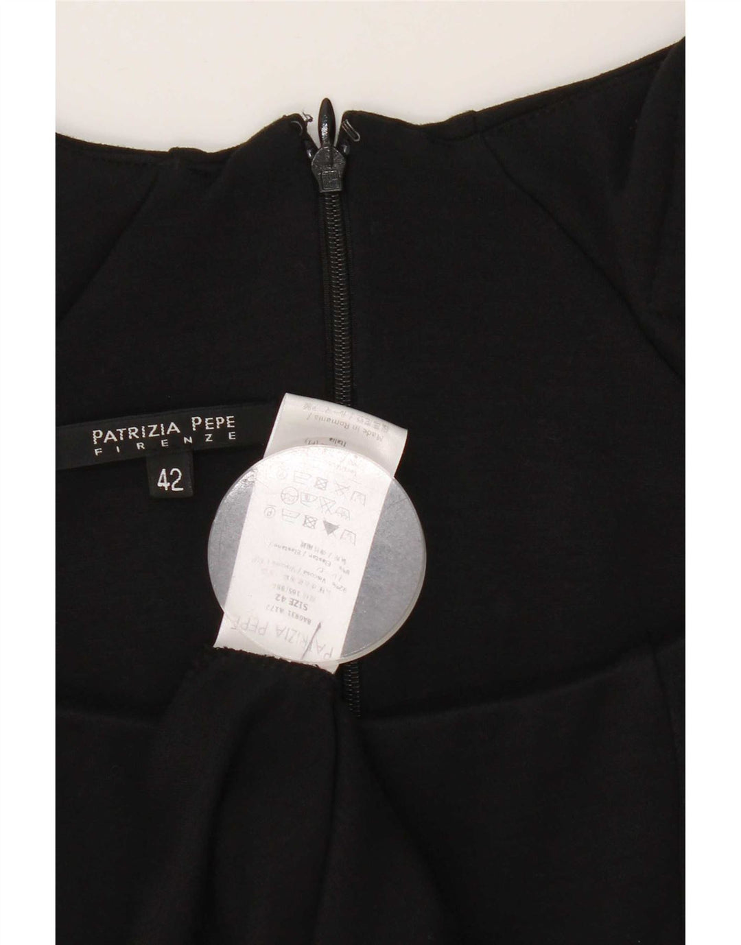 Γυναικείο φόρεμα με θήκη Patrizia Pepe IT 42 Medium Black Viscose