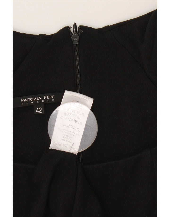Γυναικείο φόρεμα με θήκη Patrizia Pepe IT 42 Medium Black Viscose