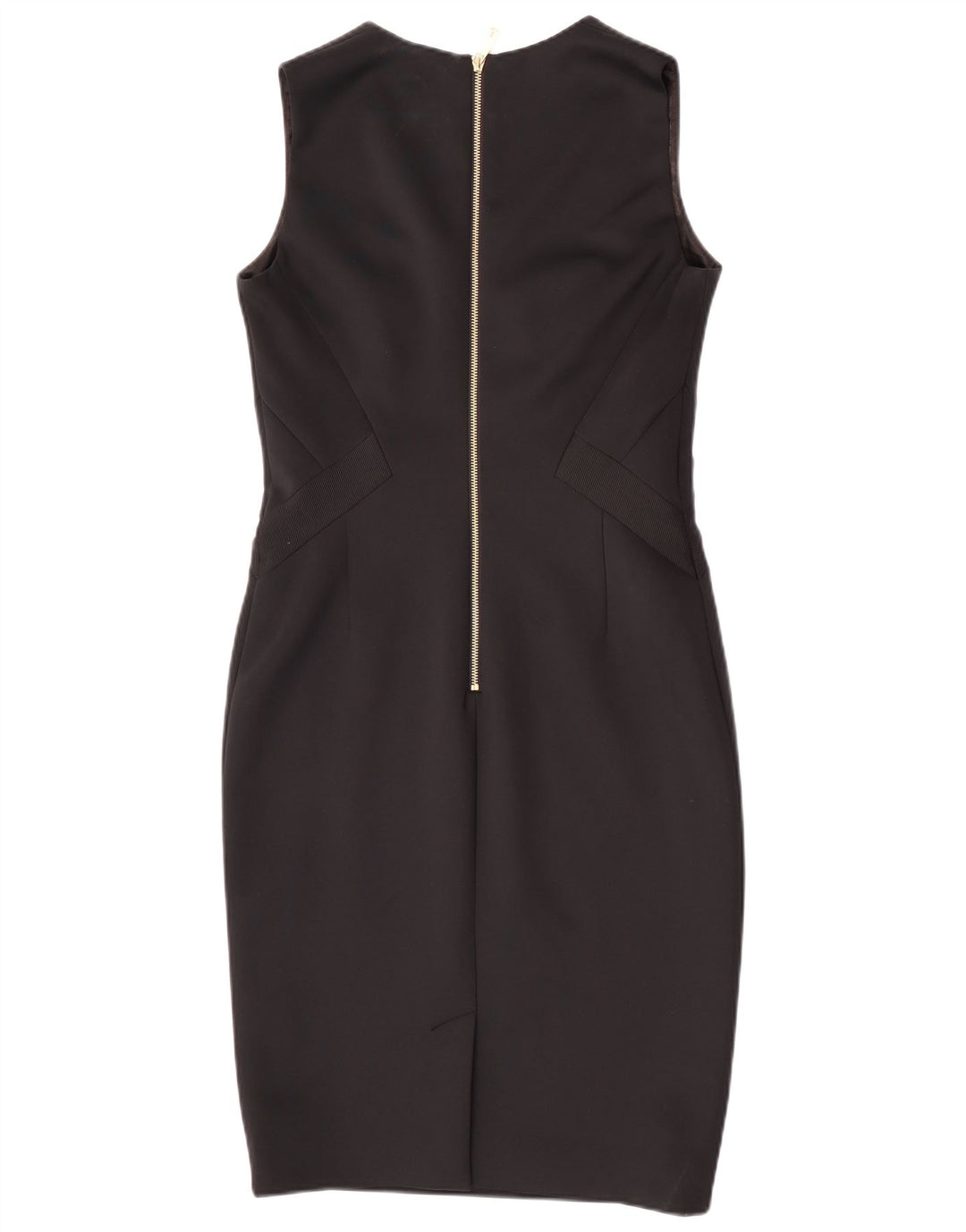 Ted Baker Γυναικείο Αμάνικο Φόρεμα Bodycon Μέγεθος 3 Μεσαίο Μαύρο Πολυεστέρας