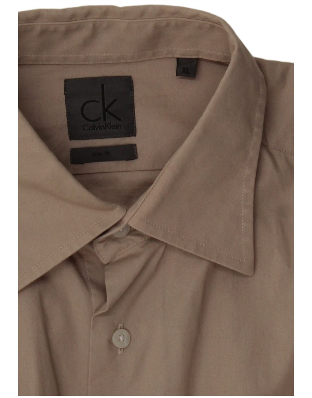 Ανδρικό πουκάμισο CALVIN KLEIN Slim Fit XL Beige