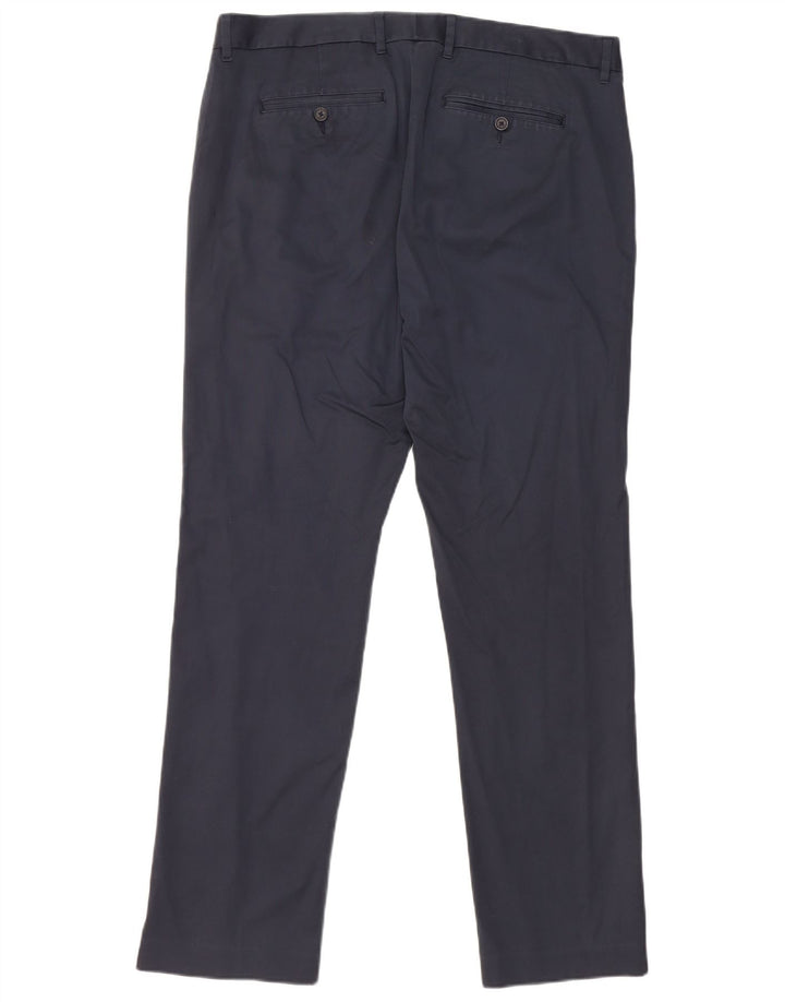 BONOBOS Ανδρικό Monday Straight παντελόνι Chino W35 L32 Navy Blue Cotton