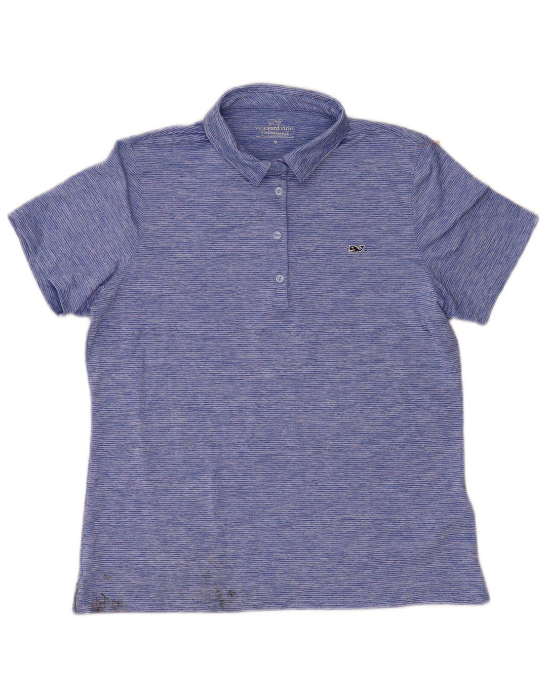 Γυναικείο πουκάμισο πόλο Vineyard Vines UK 14 Medium μπλε ριγέ πολυεστέρα