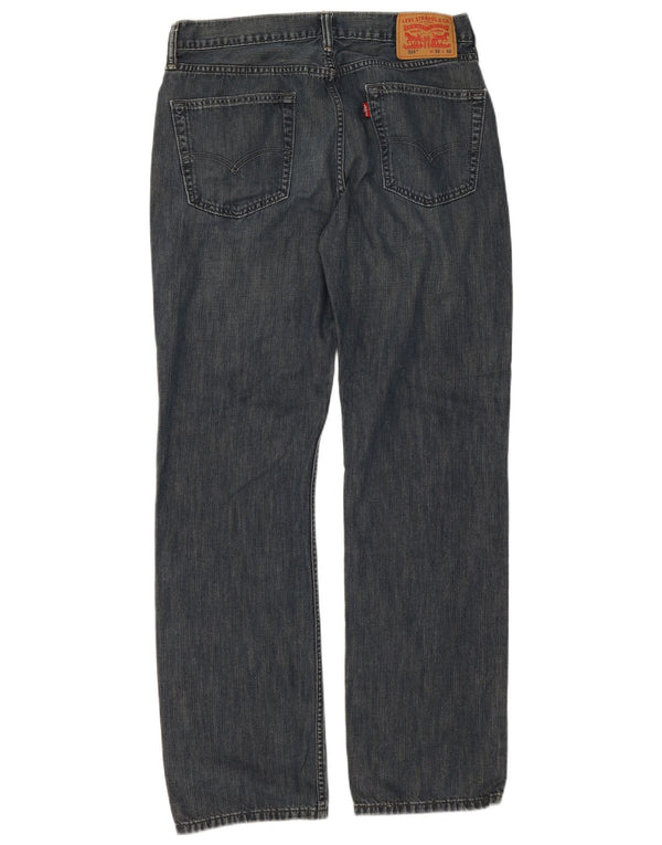 Levi's Mens 514 Straight Jeans W32 L32 Blue Cotton