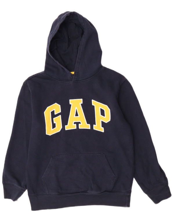 Gap Boys Graphic Hoodie Jumper 13-14 ετών 2XL Navy Blue Cotton