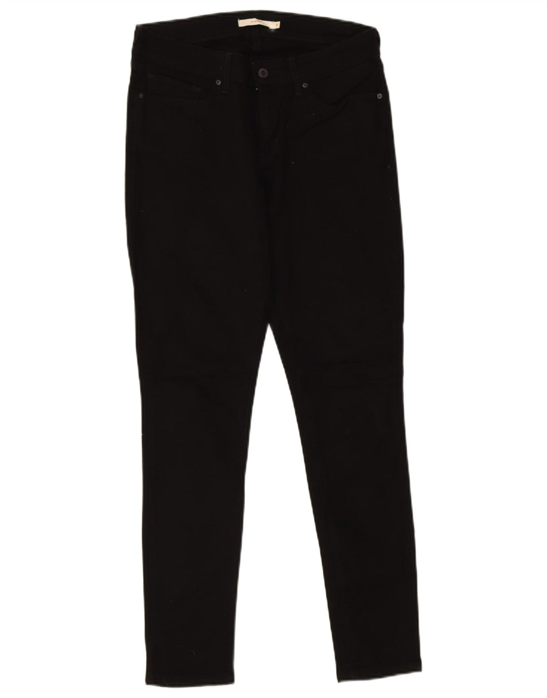 Levi's Womens 711 Skinny Jeans W31 L29 Μαύρο βαμβακερό