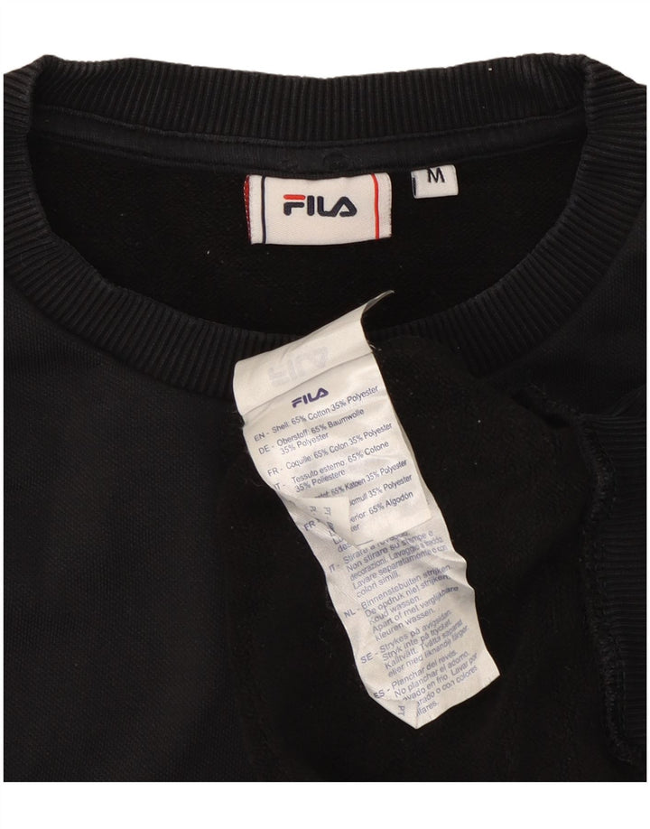 Ανδρικό φούτερ Fila Jumper Μεσαίο μαύρο βαμβακερό