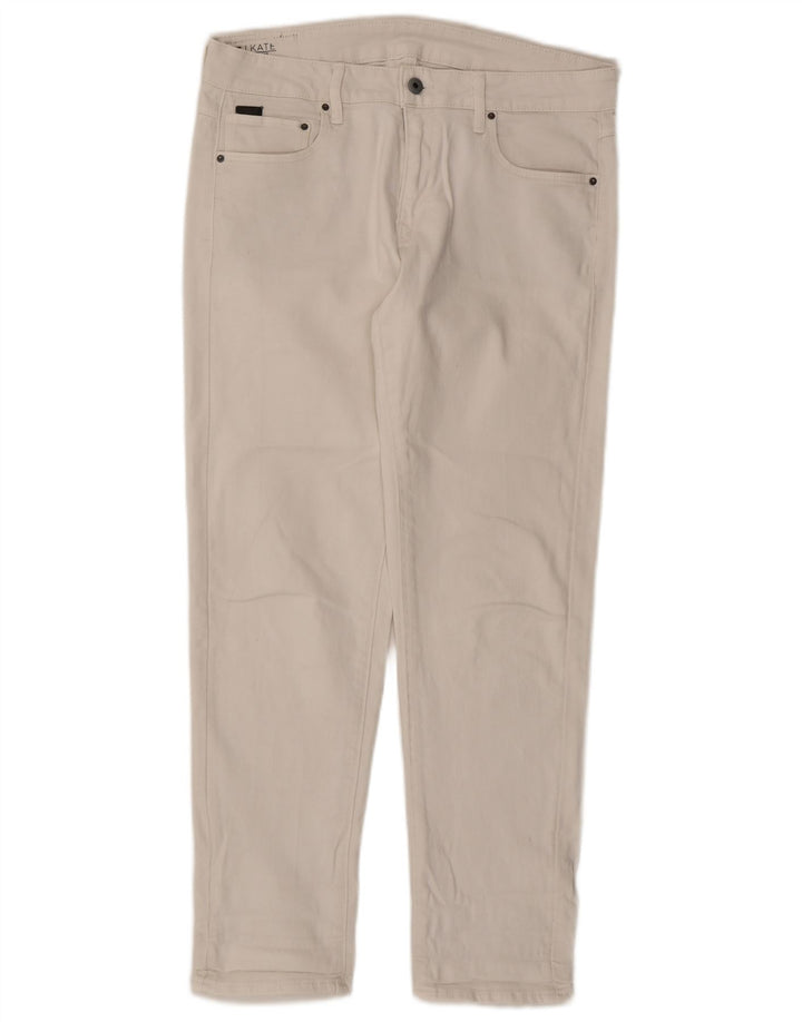 G-STAR Γυναικείο Slim Jeans W29 L29 Λευκό βαμβακερό
