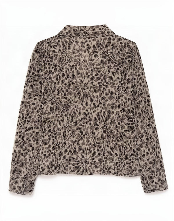 Marks & Spencer Γυναικεία Μπλούζα Μπλούζα UK 18 XL Γκρι Floral