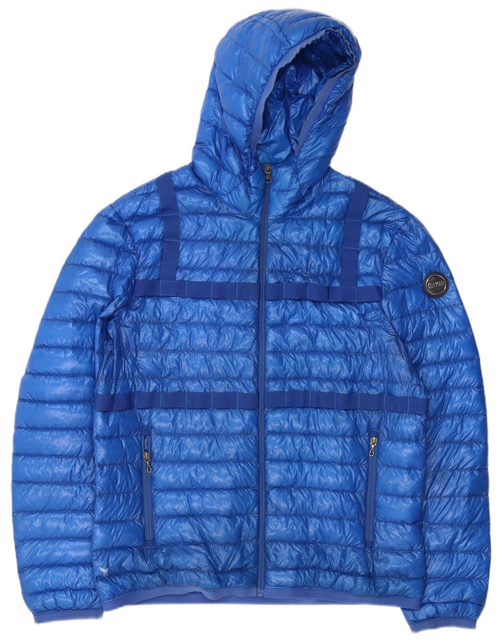 Colmar Ανδρικό μπουφάν με κουκούλα IT 54 Large Blue Polyester