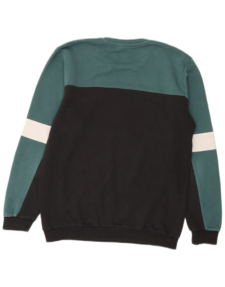 Ανδρικό φούτερ Fila Jumper σε μεγάλο μαύρο χρώμα, βαμβακερό