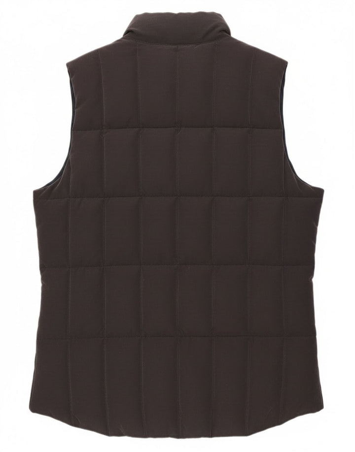 Puffa γυναικείο padded Gilet UK 6 XS Navy Blue Polyester