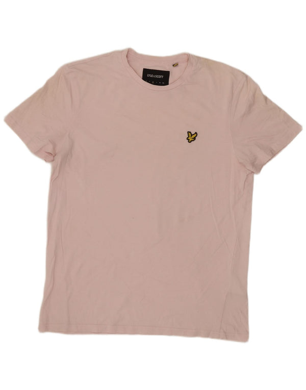 Ανδρικό T-Shirt LYLE & SCOTT Top Μεσαίο Ροζ Βαμβακερό